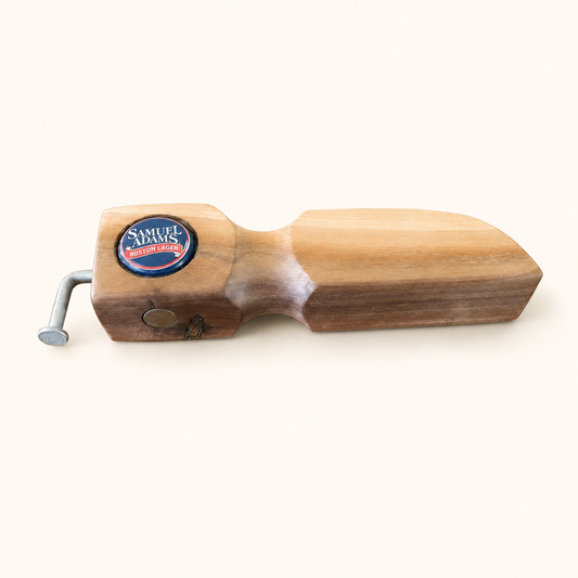 Wooden Nail Bottle Opener
